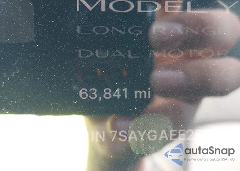 2023 Tesla Model Y z USA, uszkodzony, nr VIN 7SAYGAEE2PF632408